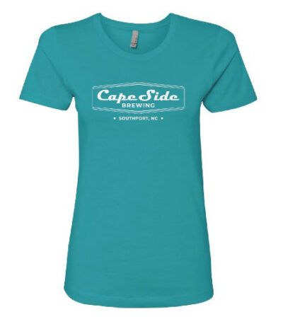 Cape Side Brewing Women's Tahiti Blue T-shirt